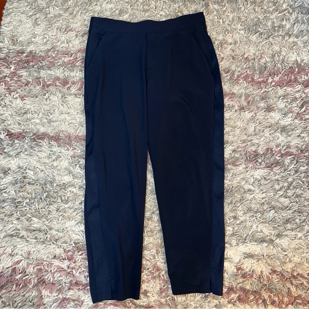 Athleta navy blue Brooklyn pants 12